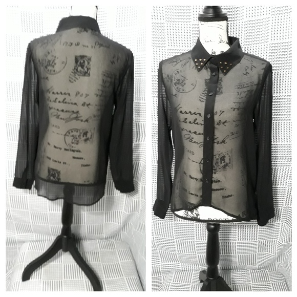 Ne Clothing Tops - Ne Clothing sheer blouse